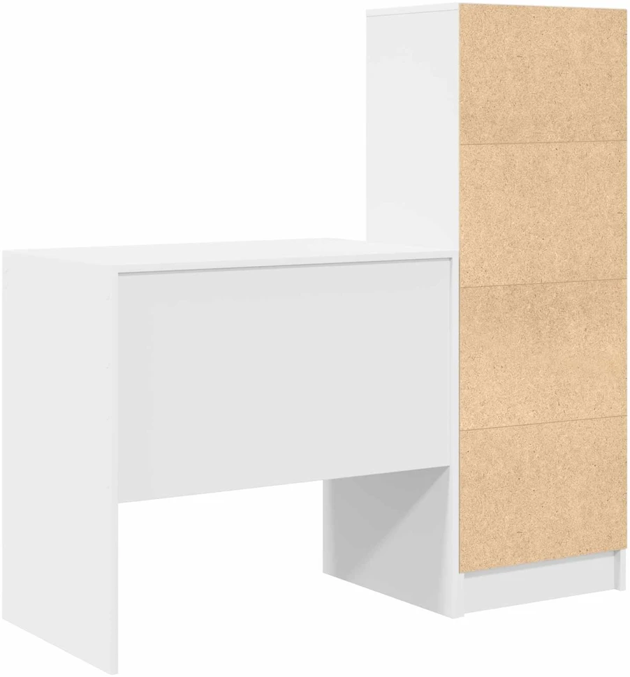 Stalas Balta 125,5 x 50 x 127 cm 2 vnt.