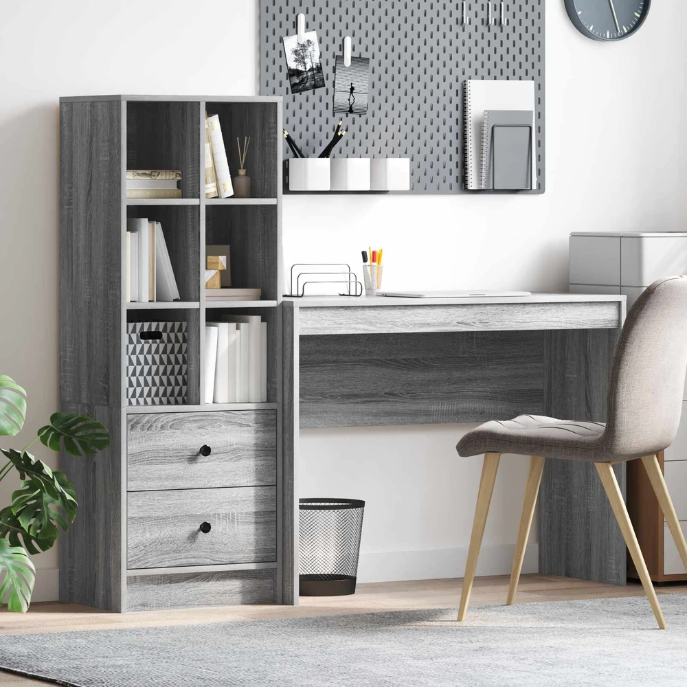 Stalas Pilkas Sonoma 145,5 x 40 x 127 cm 2 vnt.