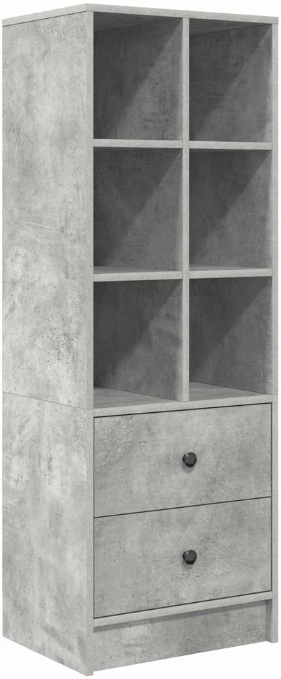 Stalas Betono pilka 115,5 x 40 x 127 cm 2 vnt.
