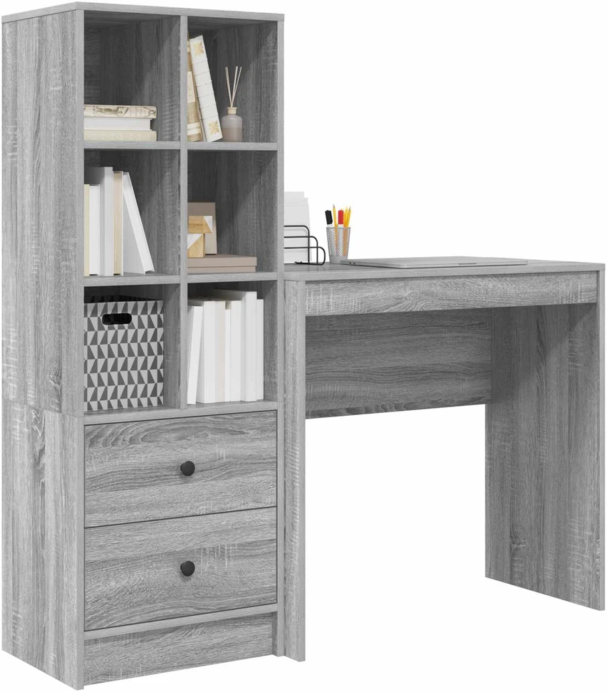 Stalas Pilkas Sonoma 125,5 x 40 x 127 cm 2 vnt.