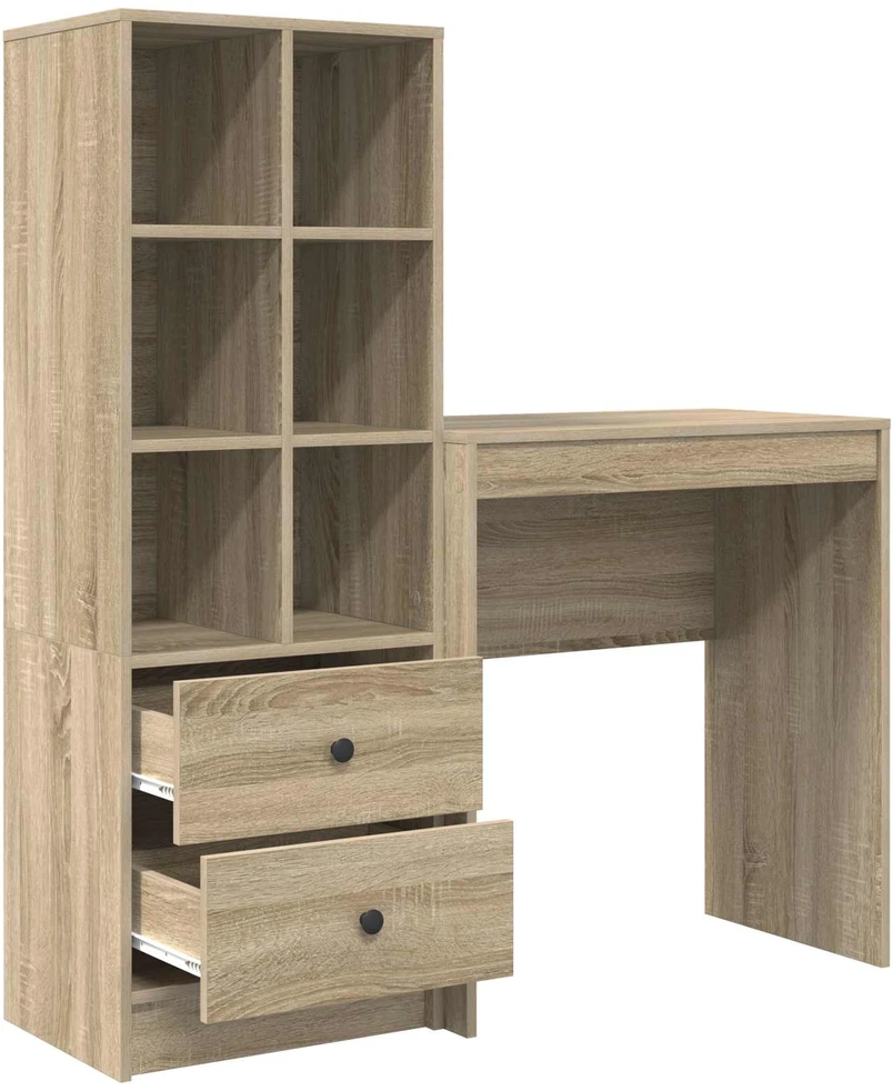 Stalas Sonoma ąžuolas 115,5 x 40 x 127 cm 2 vnt.