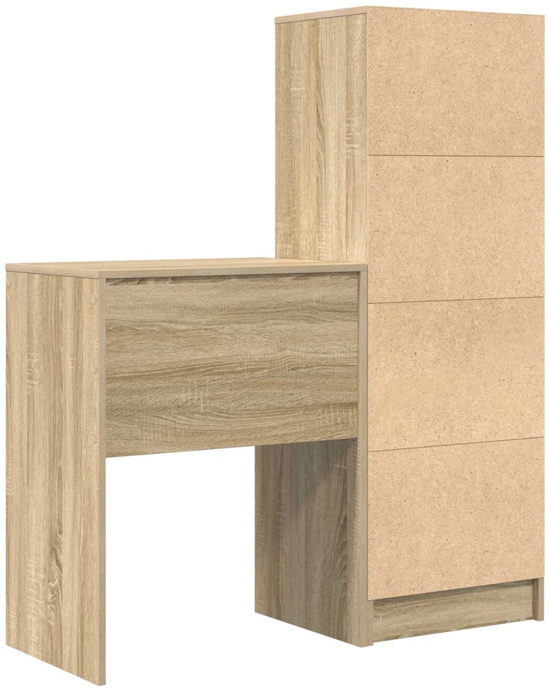 Stalas Sonoma ąžuolas 105,5 x 34 x 127 cm 2 vnt.
