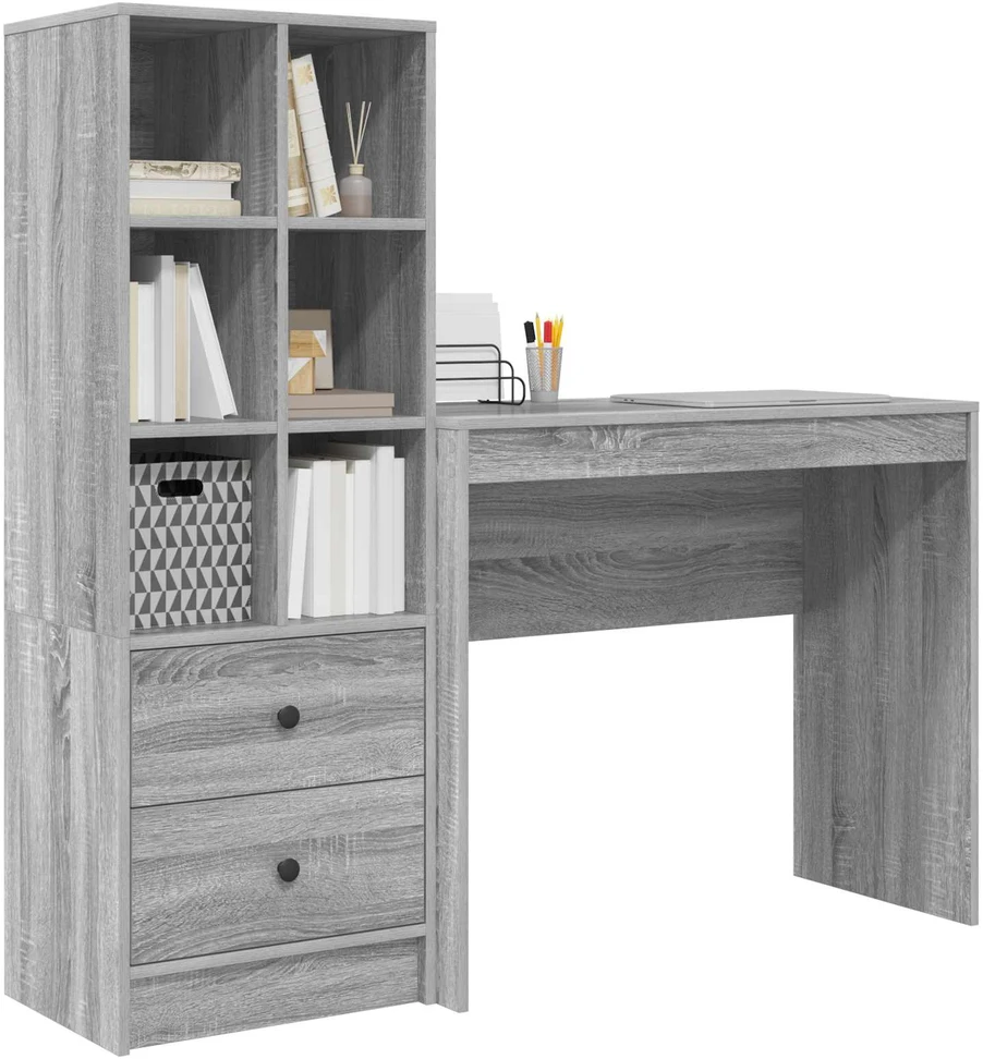 Stalas Pilkas Sonoma 135,5 x 40 x 127 cm 2 vnt.