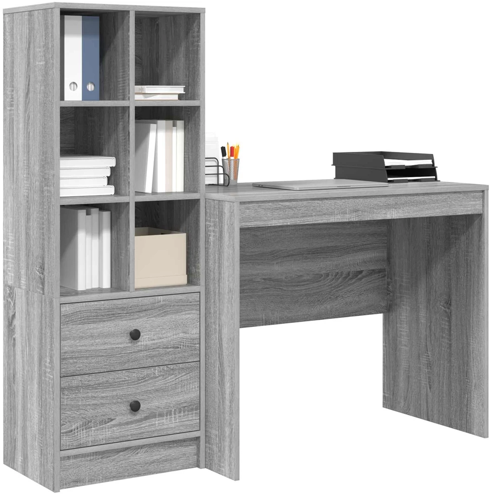 Stalas Pilkas Sonoma 135,5 x 50 x 127 cm 2 vnt.