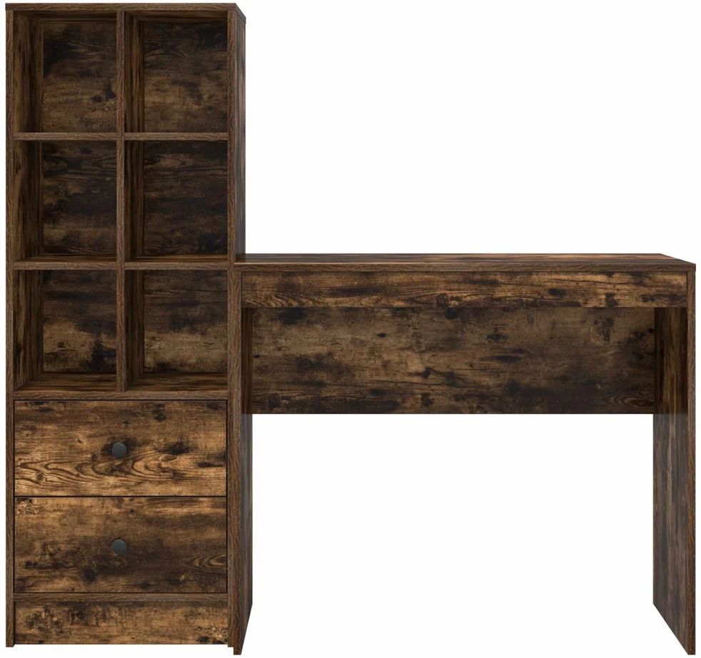 Stalas Rūkyta ąžuolas 135,5 x 40 x 127 cm 2 vnt.