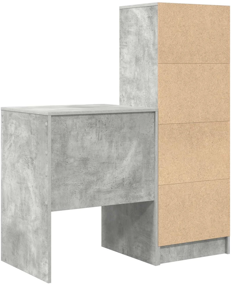 Stalas Betono pilka 105,5 x 50 x 127 cm 2 vnt.