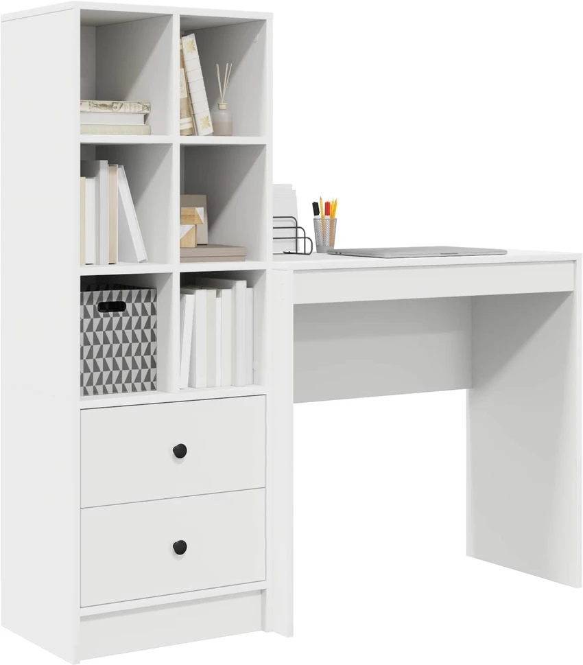 Stalas Balta 125,5 x 40 x 127 cm 2 vnt.
