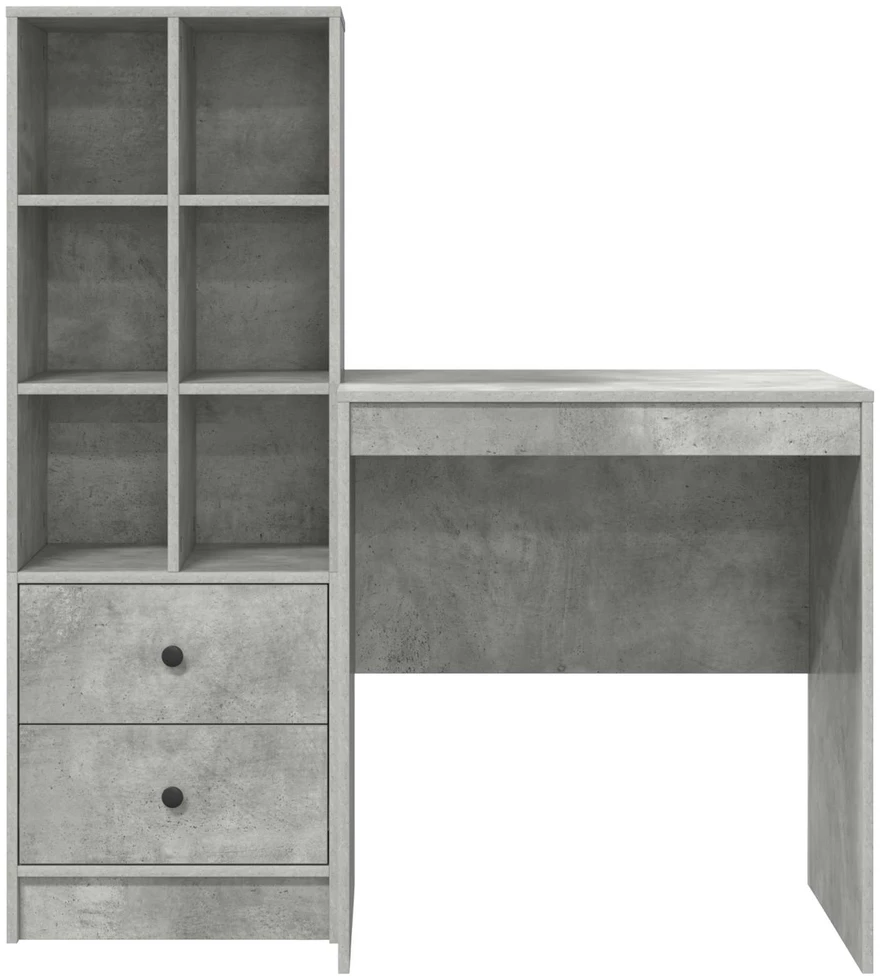 Stalas Betono pilka 115,5 x 50 x 127 cm 2 vnt.
