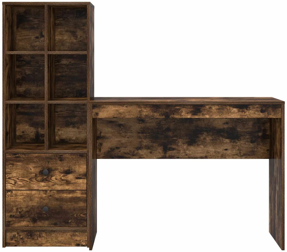 Stalas Rūkyta ąžuolas 145,5 x 40 x 127 cm 2 vnt.