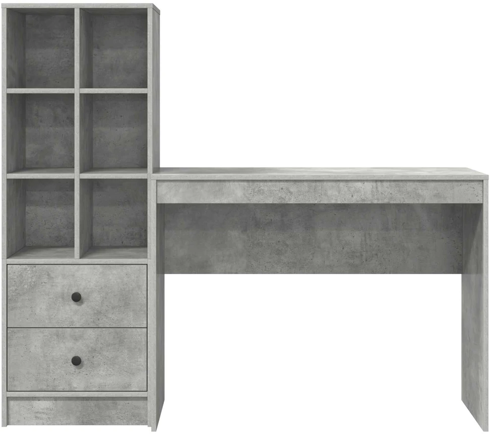 Stalas Betono pilka 145,5 x 40 x 127 cm 2 vnt.