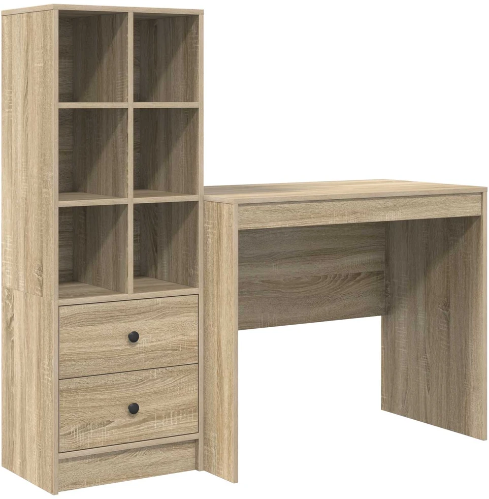 Stalas Sonoma ąžuolas 135,5 x 50 x 127 cm 2 vnt.