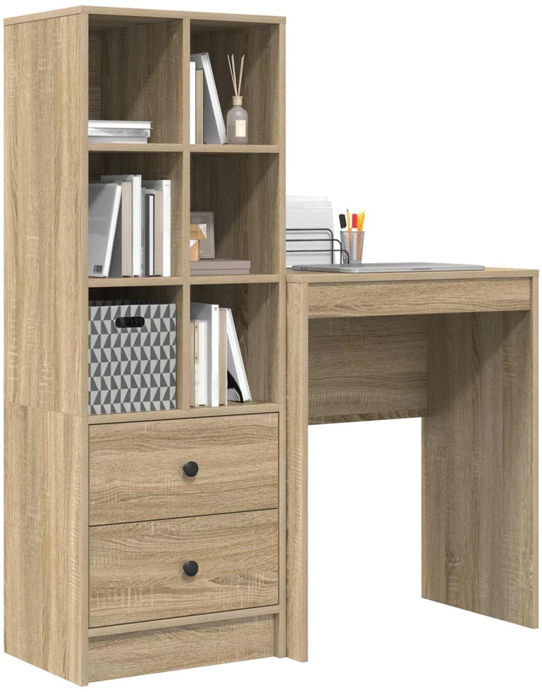 Stalas Sonoma ąžuolas 105,5 x 34 x 127 cm 2 vnt.