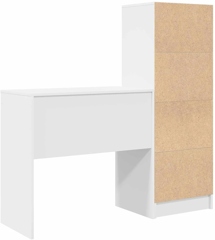Stalas Balta 125,5 x 40 x 127 cm 2 vnt.