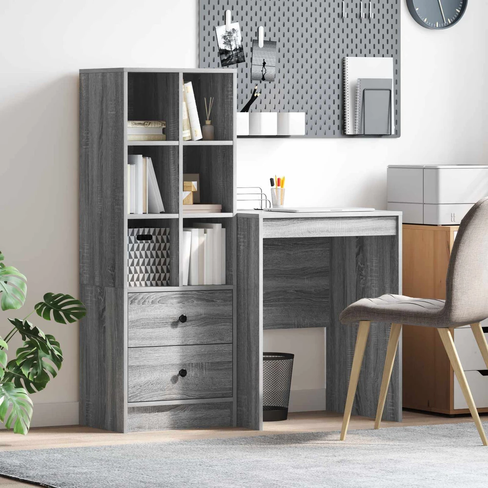 Stalas Pilkas Sonoma 105,5 x 50 x 127 cm 2 vnt.
