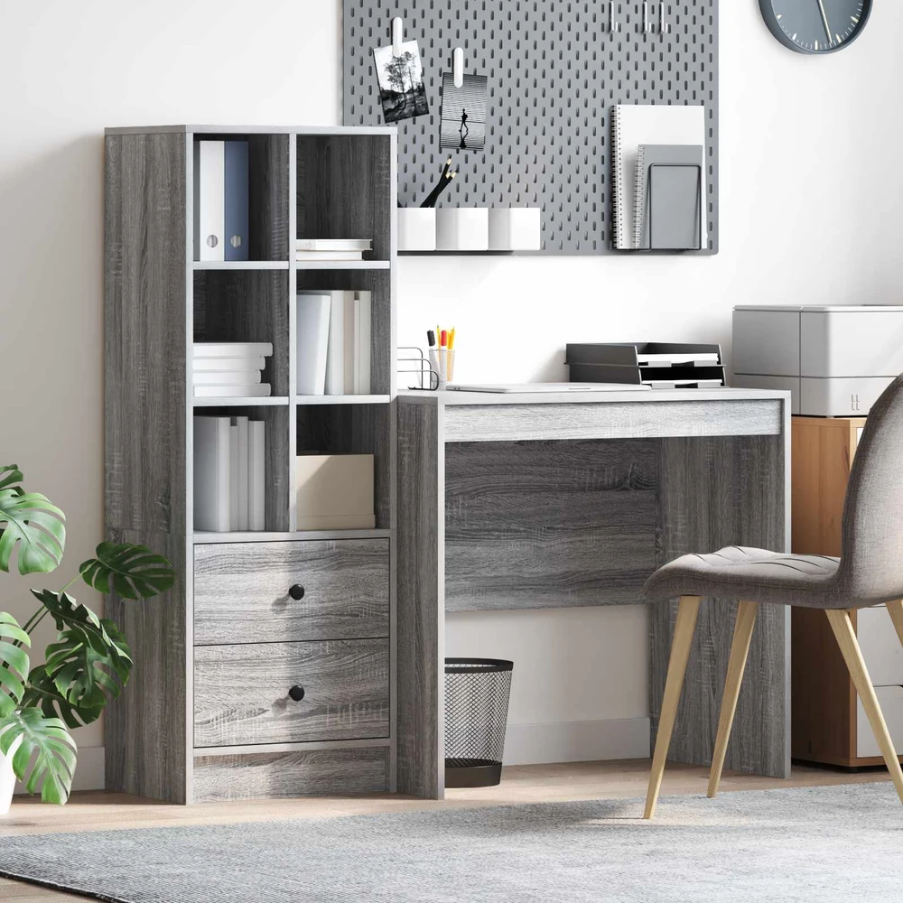 Stalas Pilkas Sonoma 135,5 x 50 x 127 cm 2 vnt.