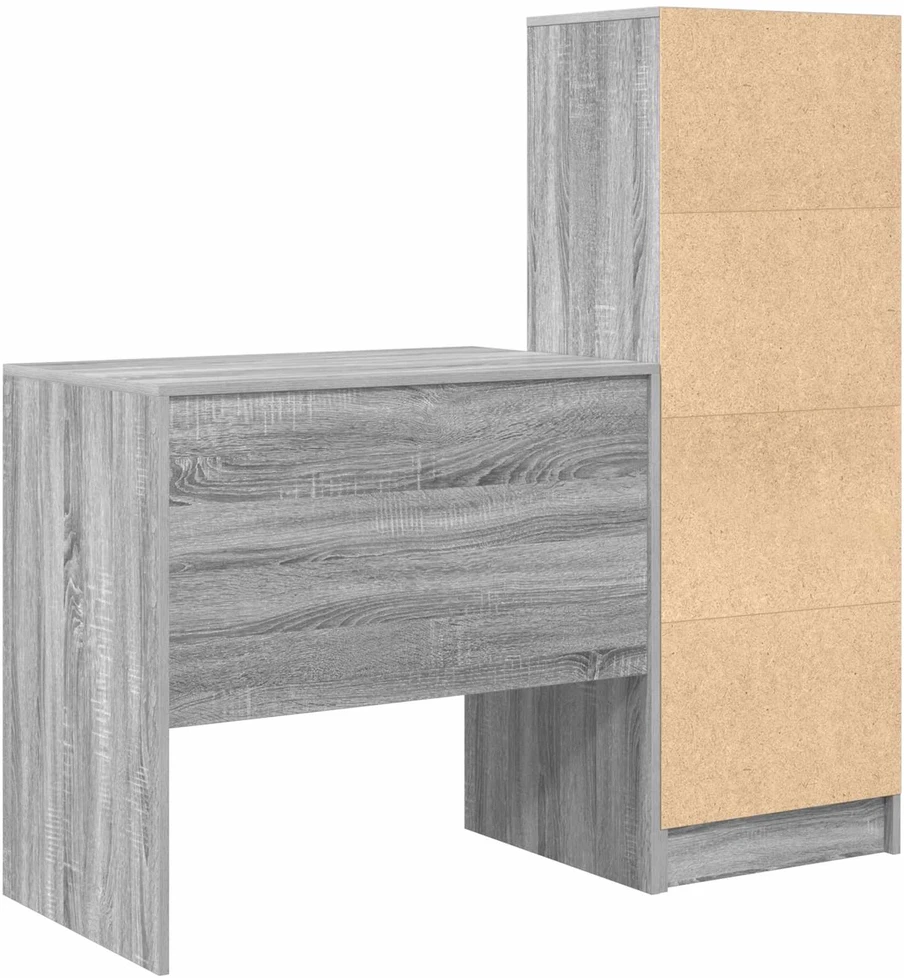 Stalas Pilkas Sonoma 125,5 x 50 x 127 cm 2 vnt.