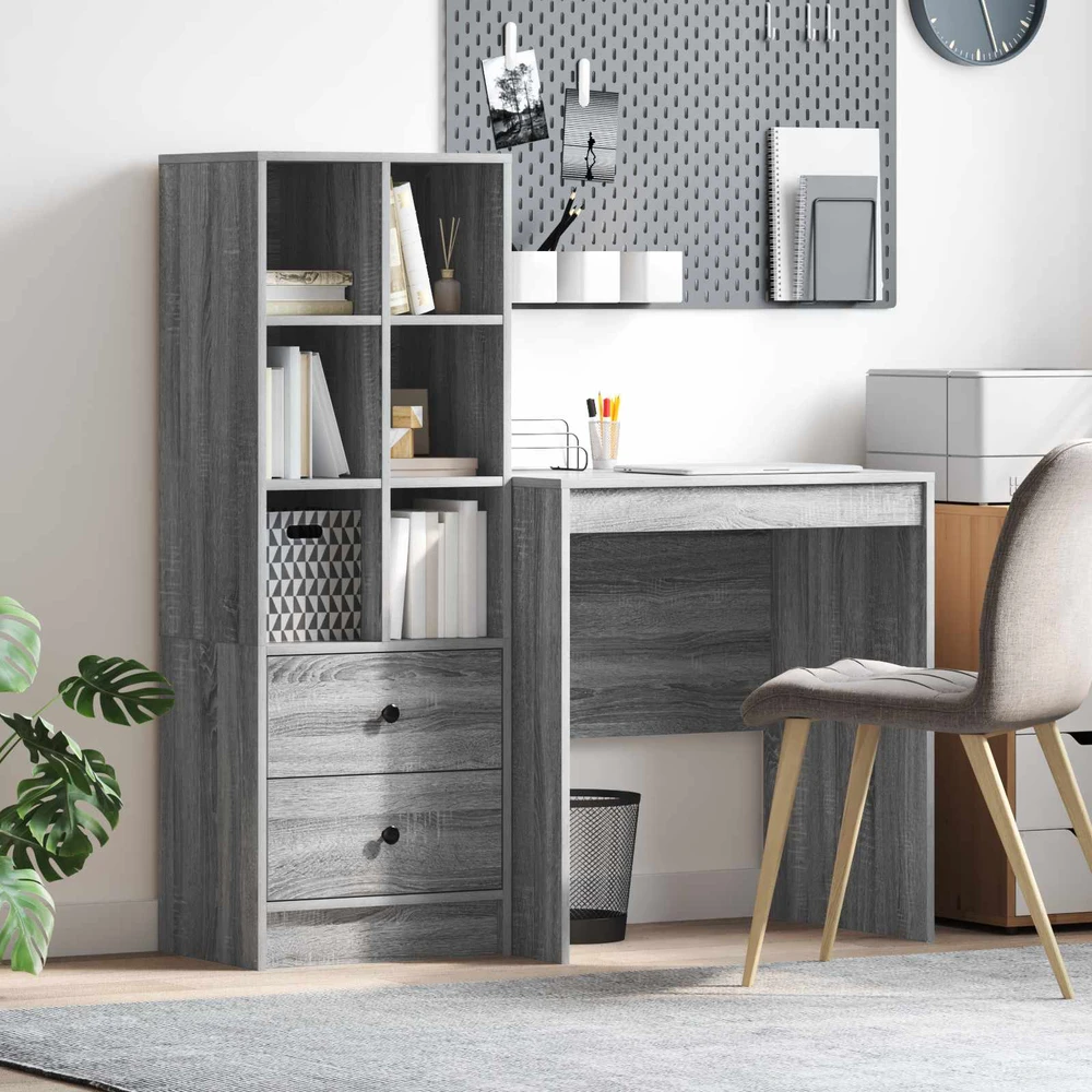 Stalas Pilkas Sonoma 115,5 x 50 x 127 cm 2 vnt.