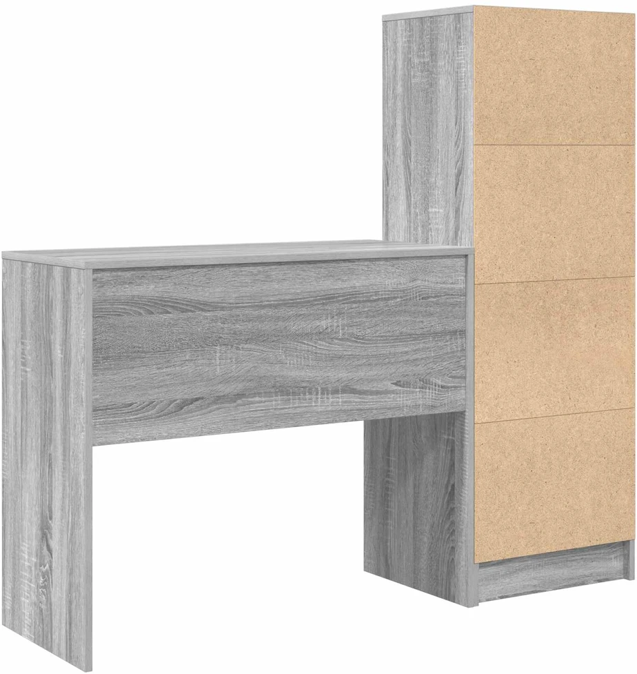 Stalas Pilkas Sonoma 135,5 x 40 x 127 cm 2 vnt.
