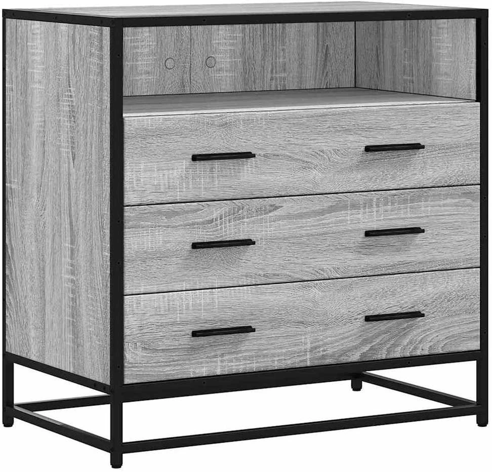 Stalčių spintelė Pilka Sonoma 70x41x70 cm Engineered Wood