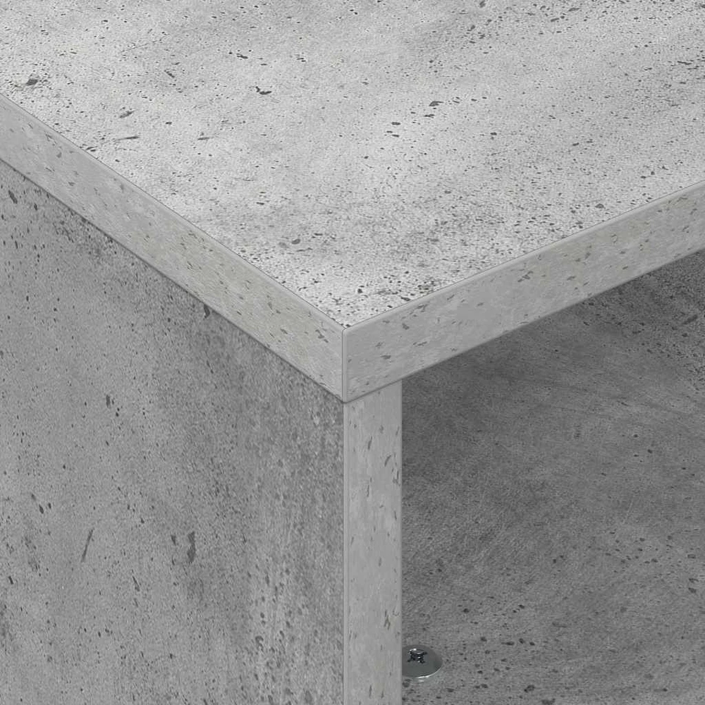 Staliukas su ratais Betono pilka 50,5 x 50 x 30 cm