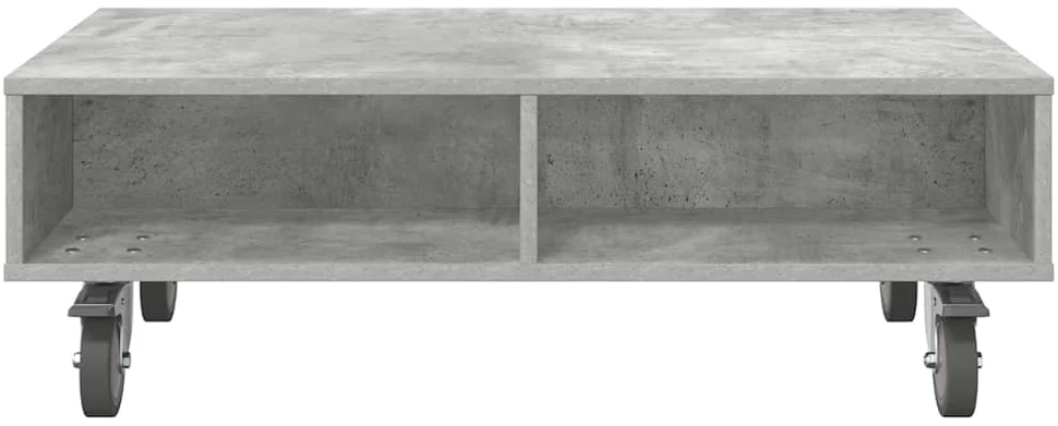 Staliukas su ratais Betono pilka 90 x 50 x 30 cm