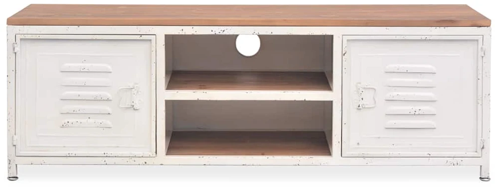 TV staliukas Staliukas televizoriui, 120x30x40 cm, balta