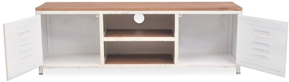 TV staliukas Staliukas televizoriui, 120x30x40 cm, balta