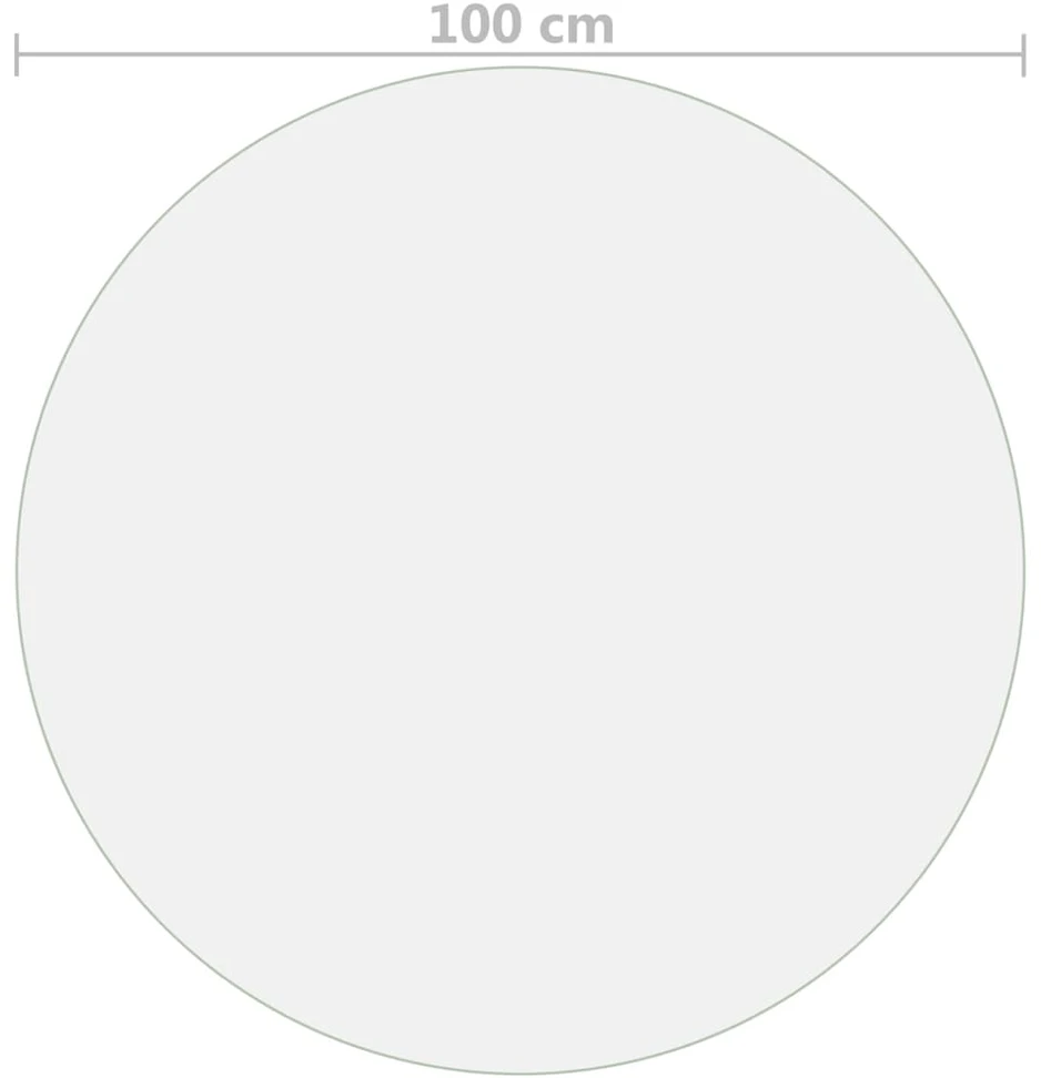 Stalo apsauga, permatoma, 100cm skersmens, 1,6 mm, PVC