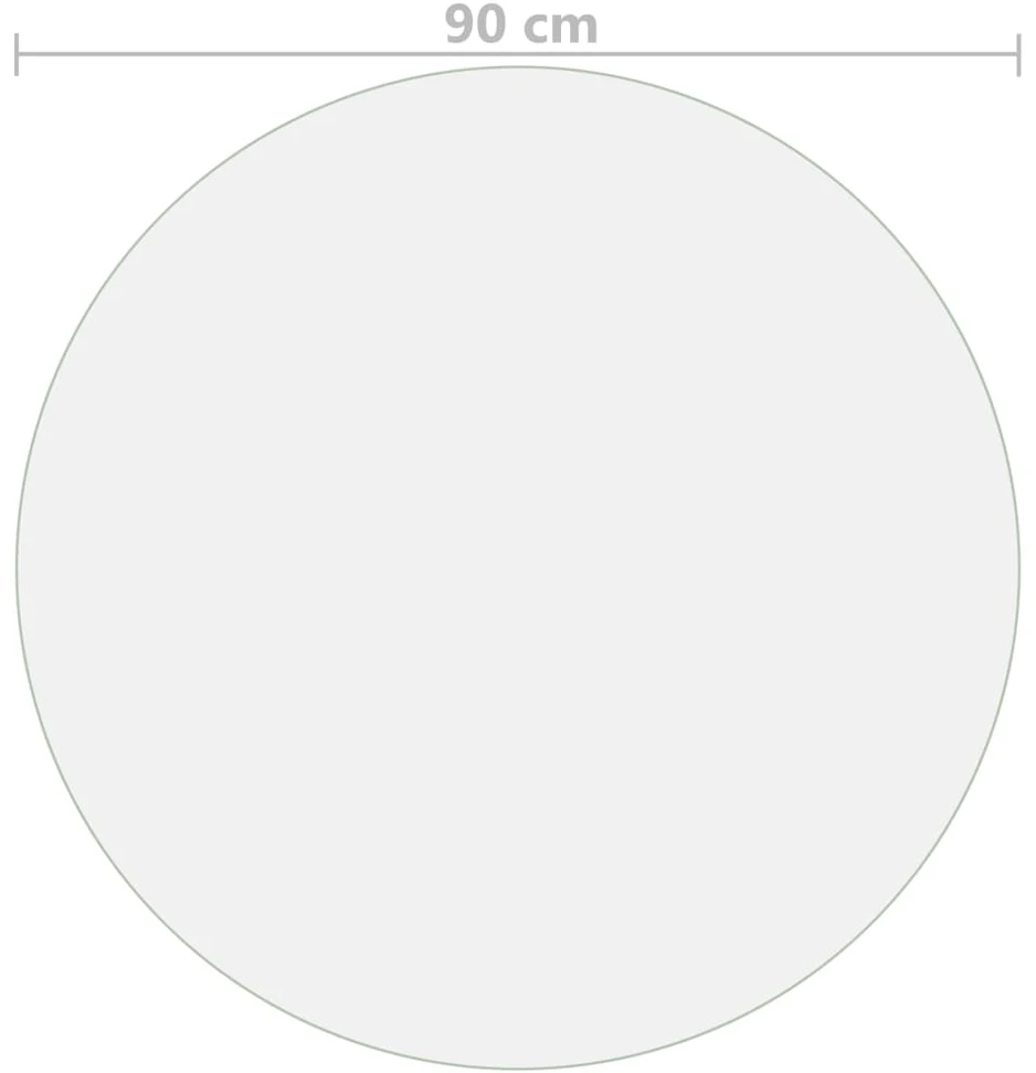 Stalo apsauga, permatoma, 90cm skersmens, 2mm, PVC
