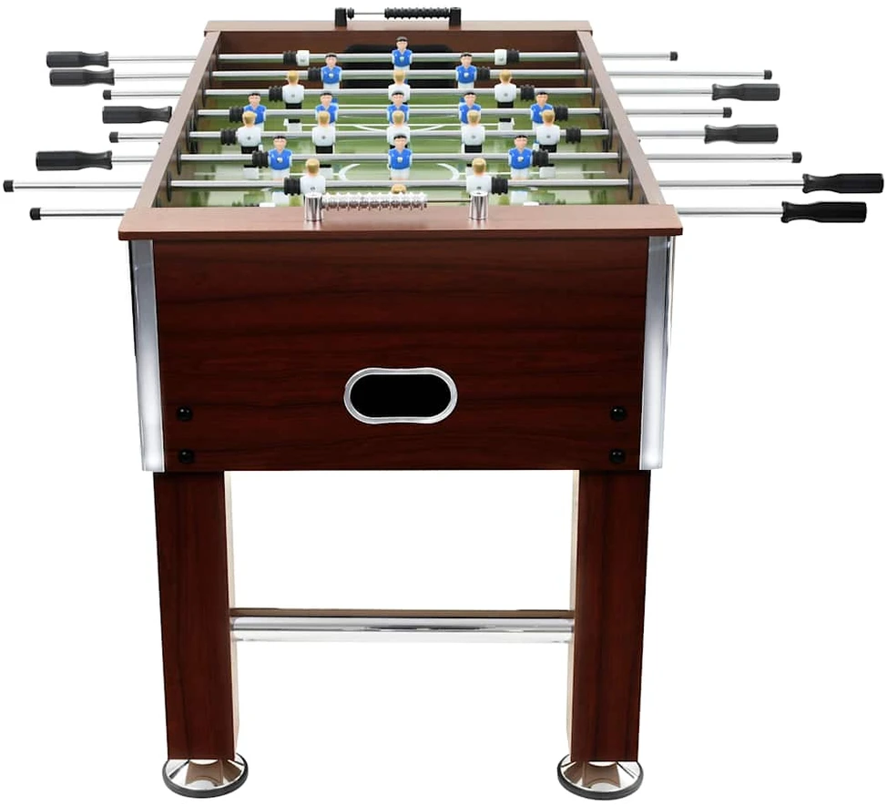 Stalo futbolo stalas, rudas, plienas, 60kg, 140x74,5x87,5cm