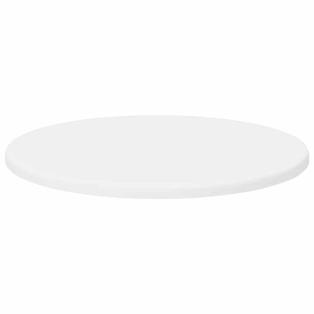 Stalo viršus Ø 40 x 1,5 cm Apvali Apdirbta mediena Balta