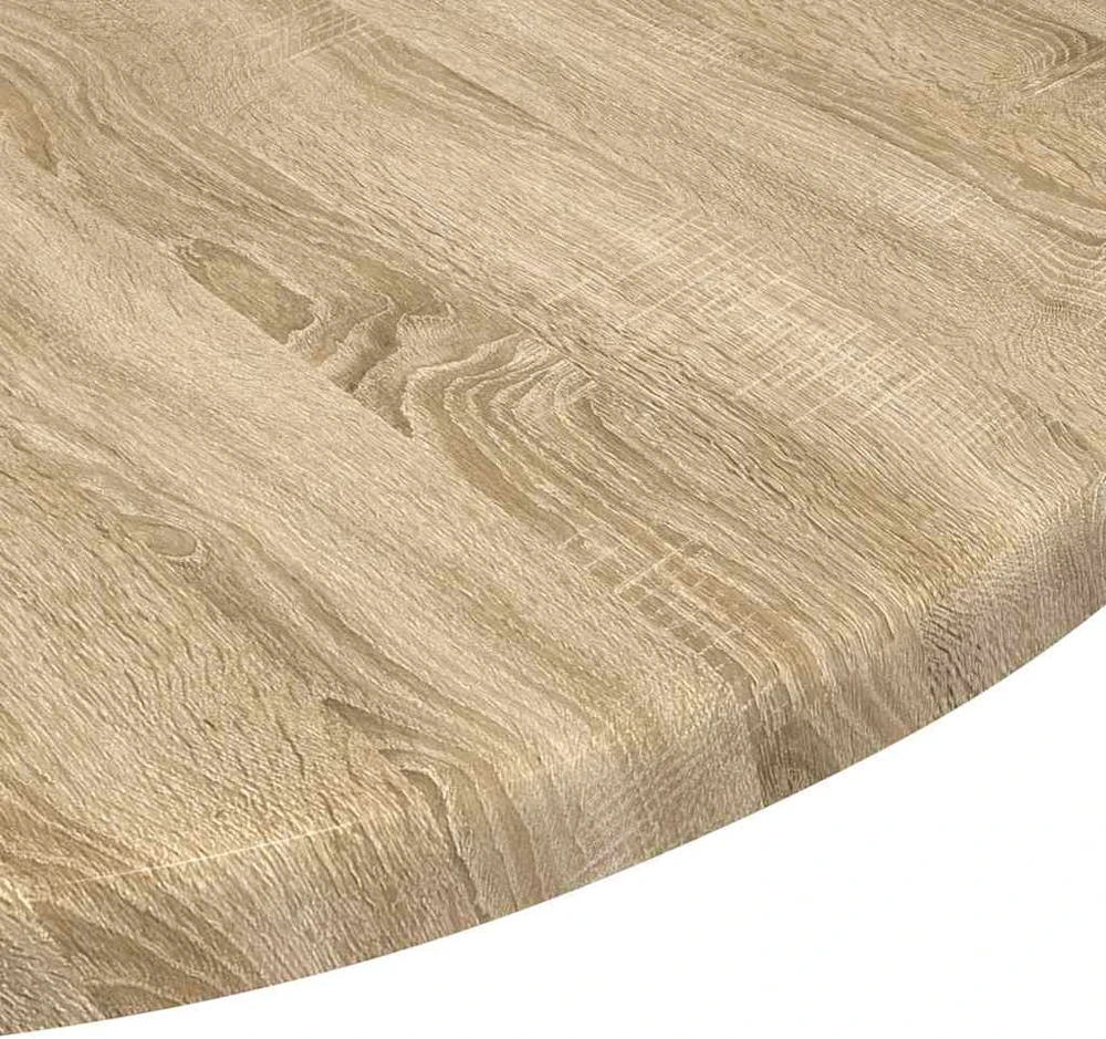 Stalo viršus Ø 50 x 1,5 cm Apvali Apdirbta mediena