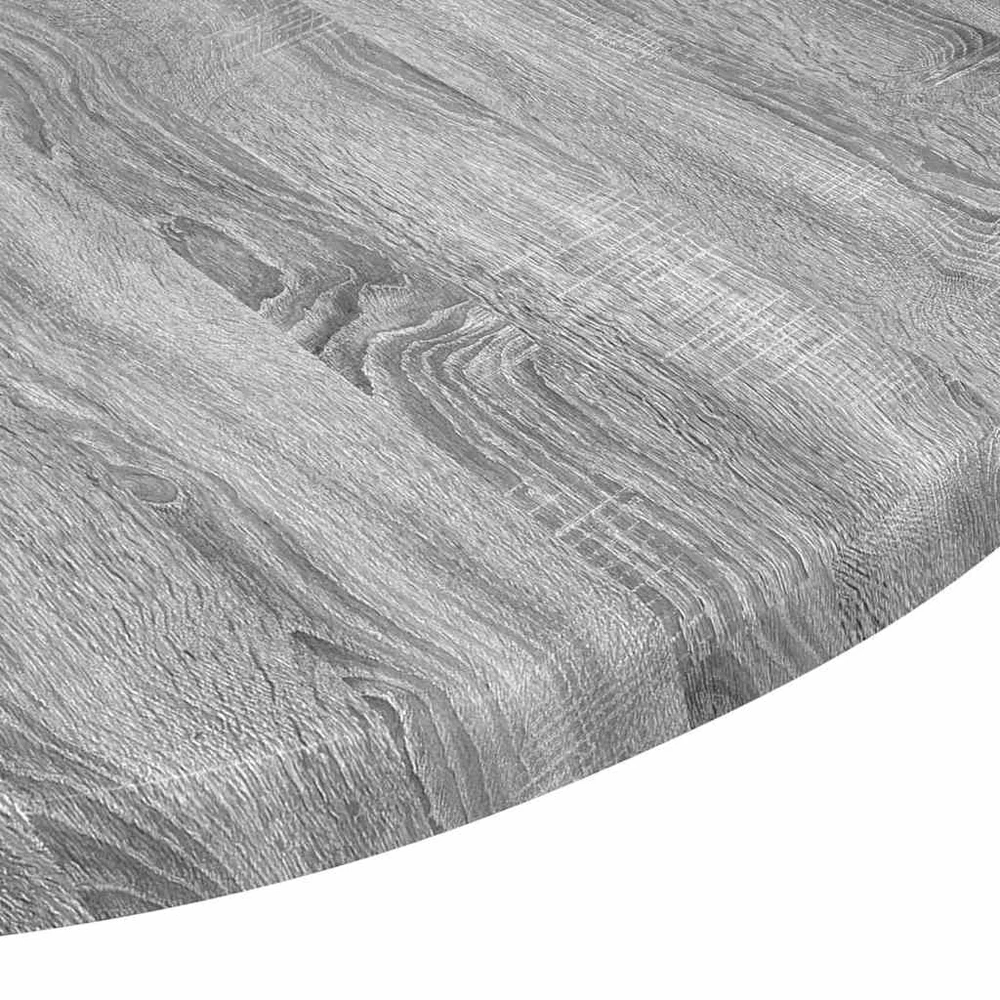 Stalo viršus Ø 50 x 1,5 cm Apvali Apdirbta mediena Pilka Sonoma