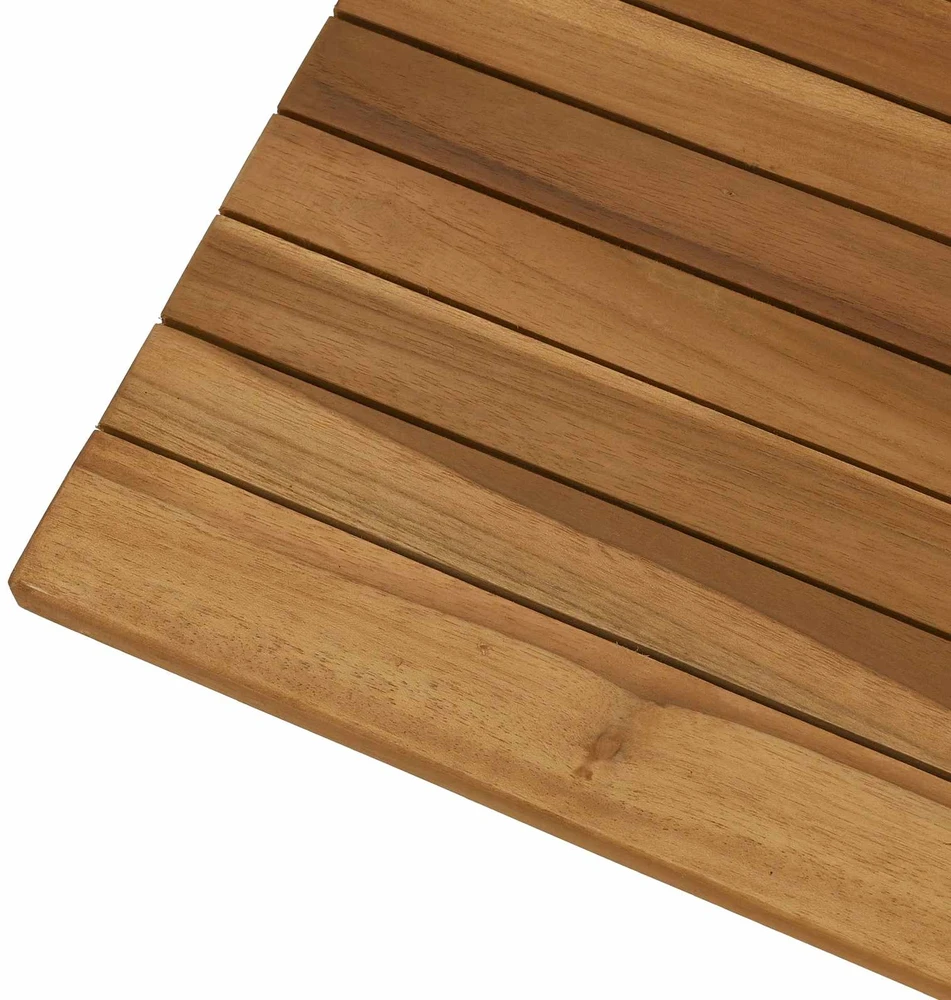 Stalo viršus 60 x 60 x 3,5 cm Kvadrato Kieto teka medžio