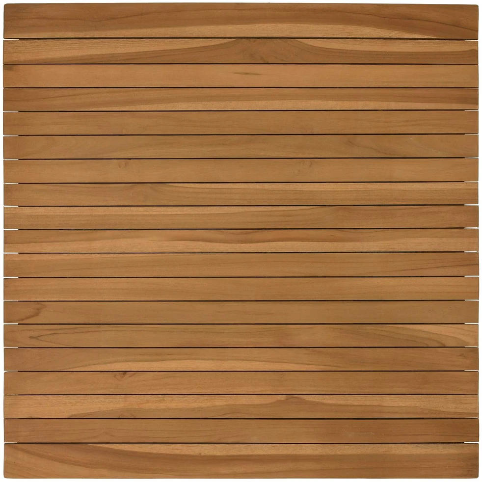Stalo viršus 70 x 70 x 3,5 cm Kvadrato Kieto teka medžio
