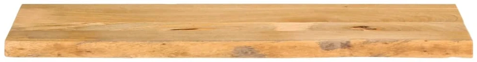 Stalviršis, 100x20x3,8cm, mango masyvas, su gyvu kraštu