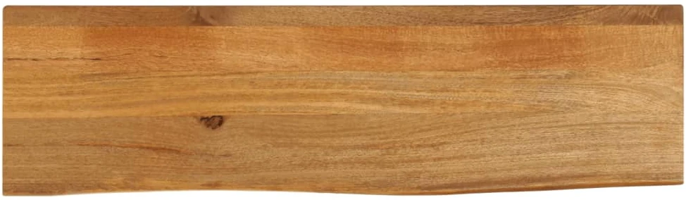 Stalviršis, 100x30x3,8cm, mango masyvas, su gyvu kraštu