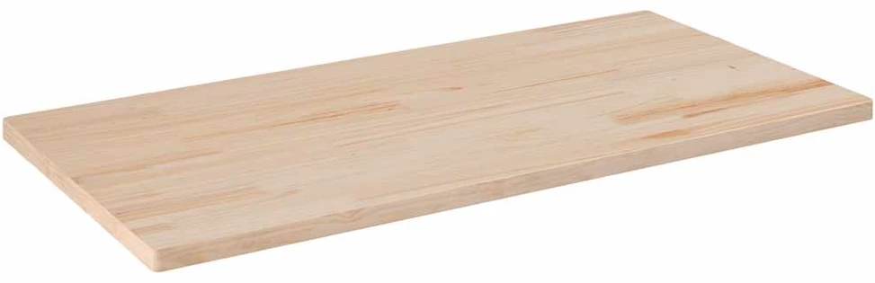 Stalviršis, 100x50x1,7cm, pušies medienos masyvas, stačiakampis