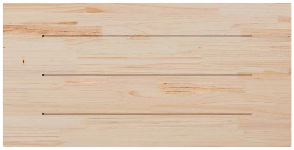 Stalviršis, 100x50x1,7cm, pušies medienos masyvas, stačiakampis