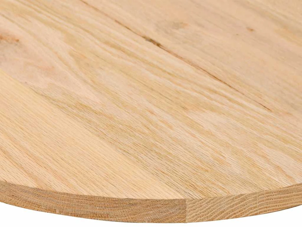 Stalviršis, 100x50x2 cm, ąžuolo medienos masyvas, ovalo formos