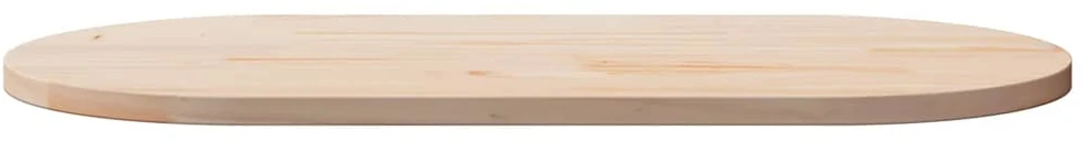 Stalviršis, 100x50x2,5cm, pušies medienos masyvas, ovalus