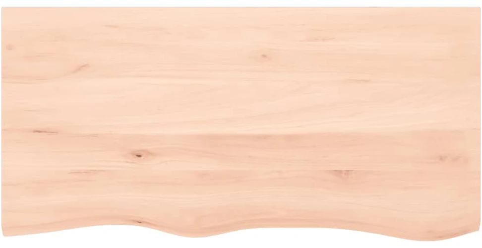 Stalviršis, 100x50x2cm, neapdorotas ąžuolo medienos masyvas