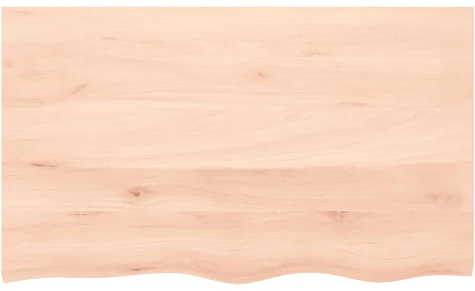 Stalviršis, 100x60x(2-6)cm, neapdorotas ąžuolo medienos masyvas