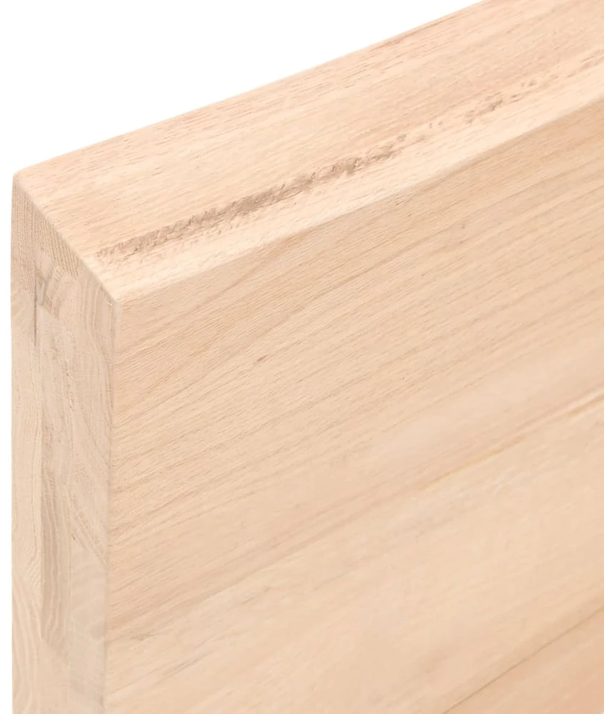 Stalviršis, 100x60x(2-6)cm, neapdorotas ąžuolo medienos masyvas