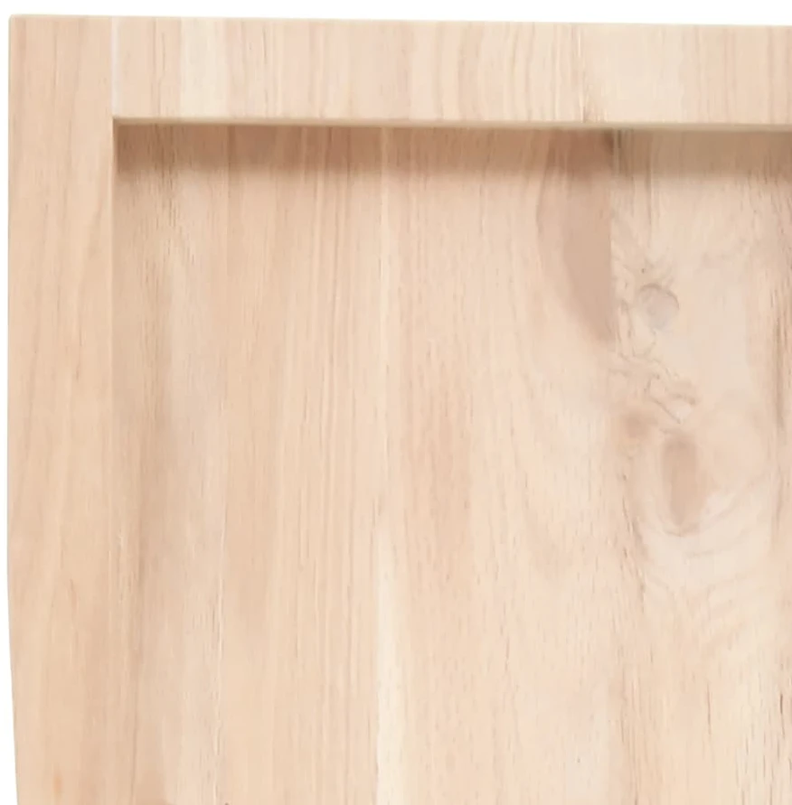 Stalviršis, 100x60x(2-6)cm, neapdorotas ąžuolo medienos masyvas