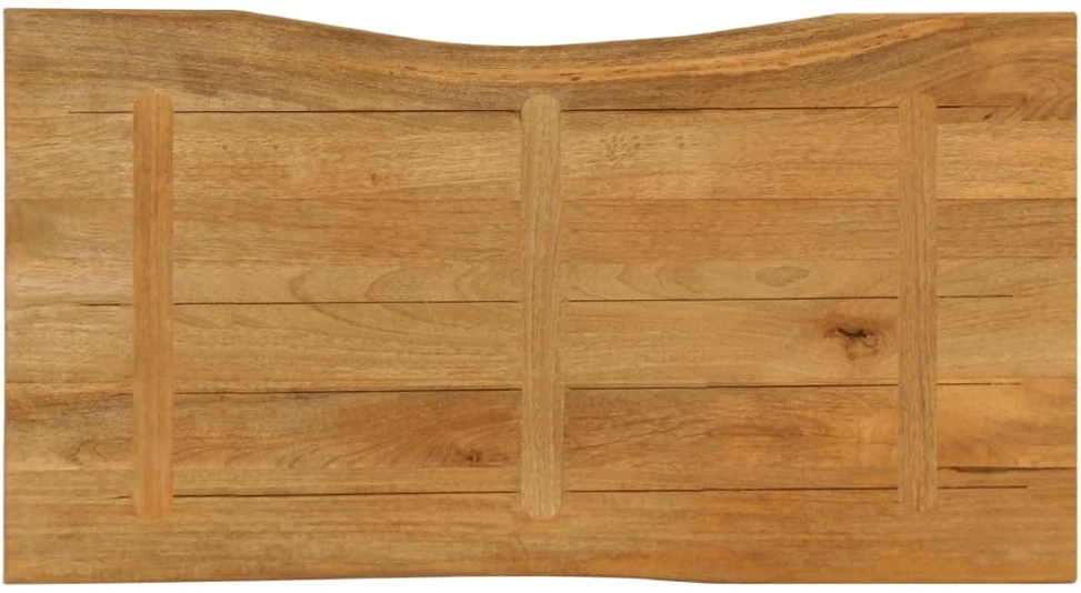 Stalviršis, 100x60x3,8cm, mango masyvas, su gyvu kraštu