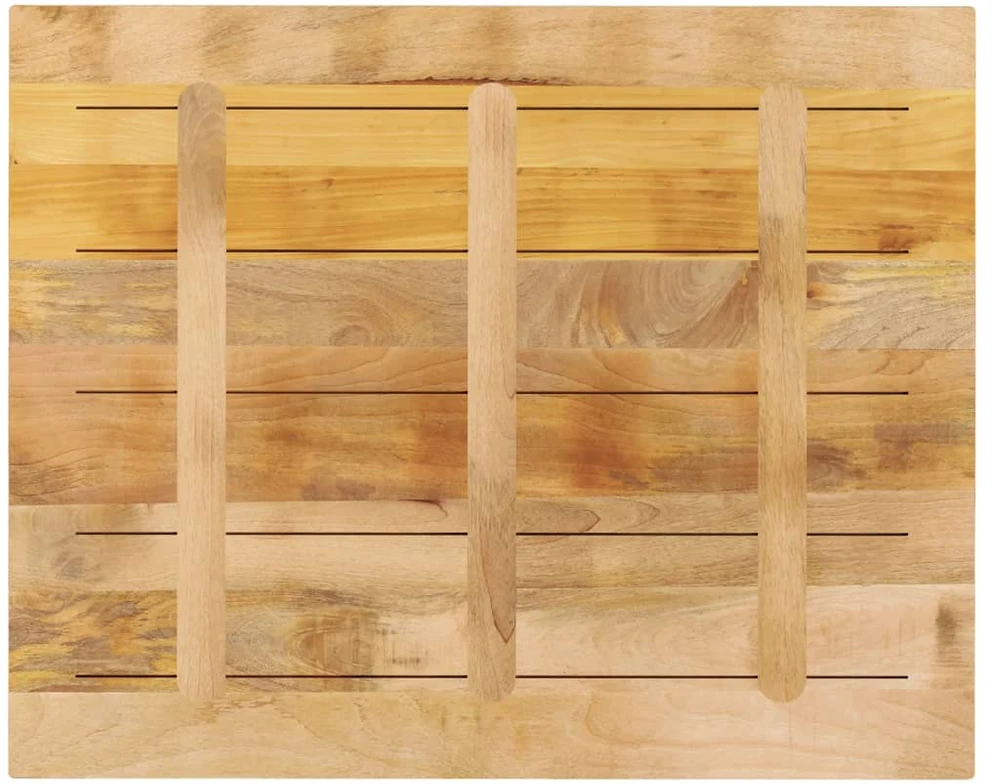 Stalviršis, 100x80x2,5cm, mango medienos masyvas, stačiakampis