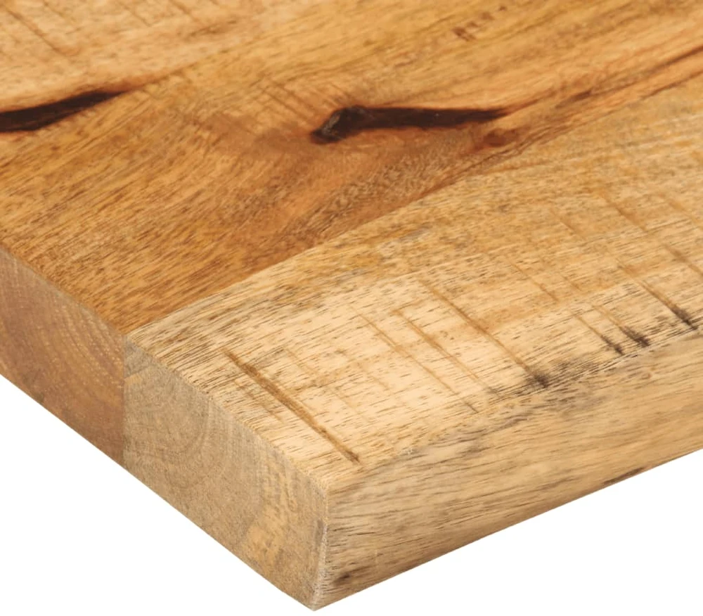 Stalviršis, 110x20x2,5cm, mango masyvas, su gyvu kraštu