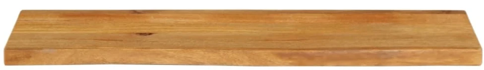 Stalviršis, 110x30x3,8cm, mango masyvas, su gyvu kraštu