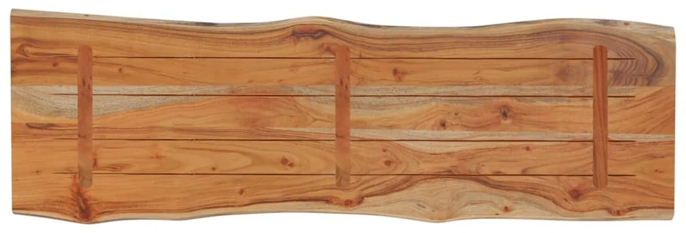 Stalviršis, 110x40x2,5cm, akacijos masyvas, su gyvu kraštu